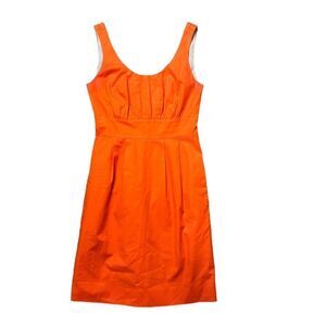 J. Crew Factory Sleeveless Sheath Dress in Coral Size 2
